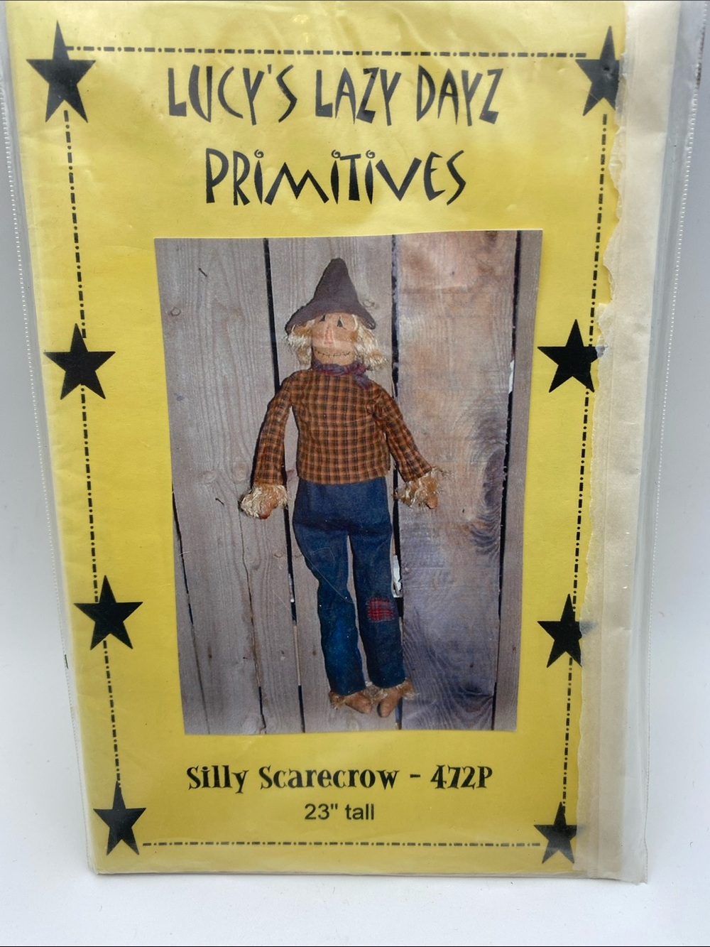 Kids Silly Scarecrow Costume - Brown & Blue